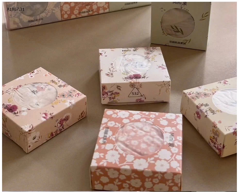 SÉT 6 CHIP BĂNG LỤA HOA - sỉ 168k