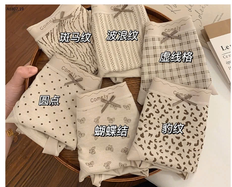 QUẦN CHIP NỮ  -sỉ 120k/set 5c mix mau