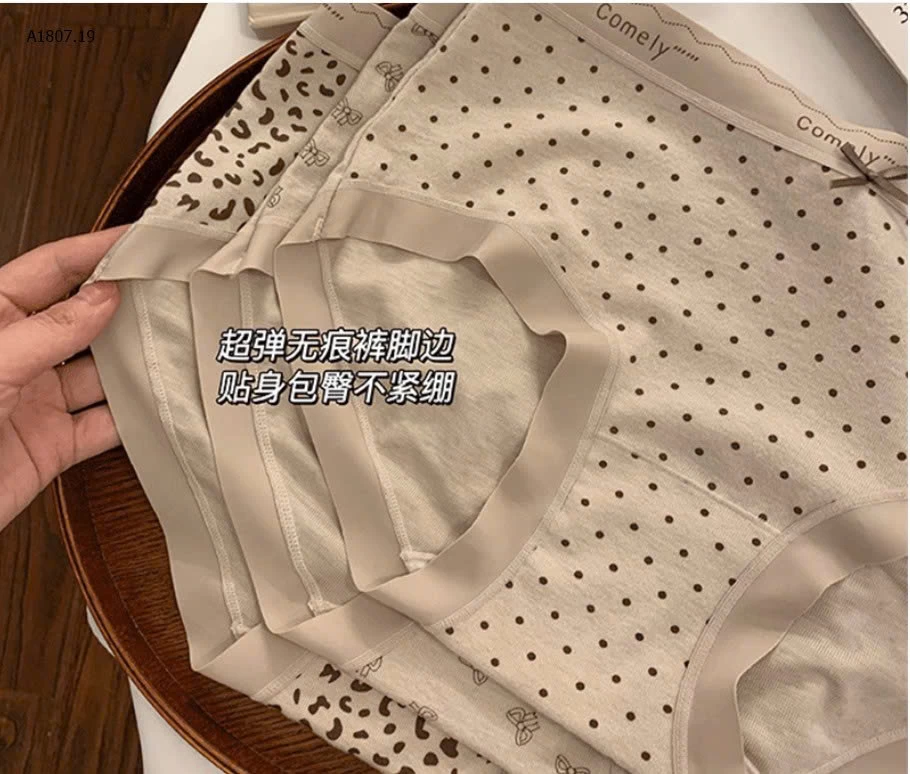 QUẦN CHIP NỮ  -sỉ 120k/set 5c mix mau