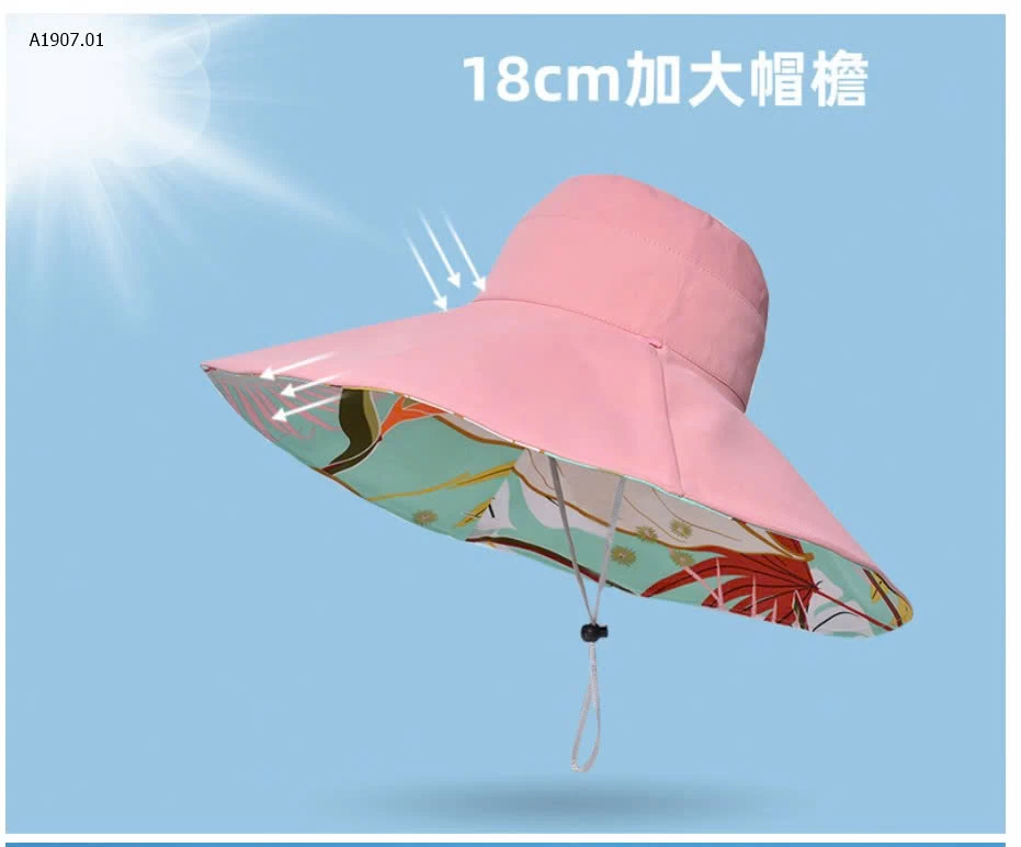 MŨ RỘNG VÀNH CHỐNG NẮNG CHỐNG TIA UV - sỉ 90k