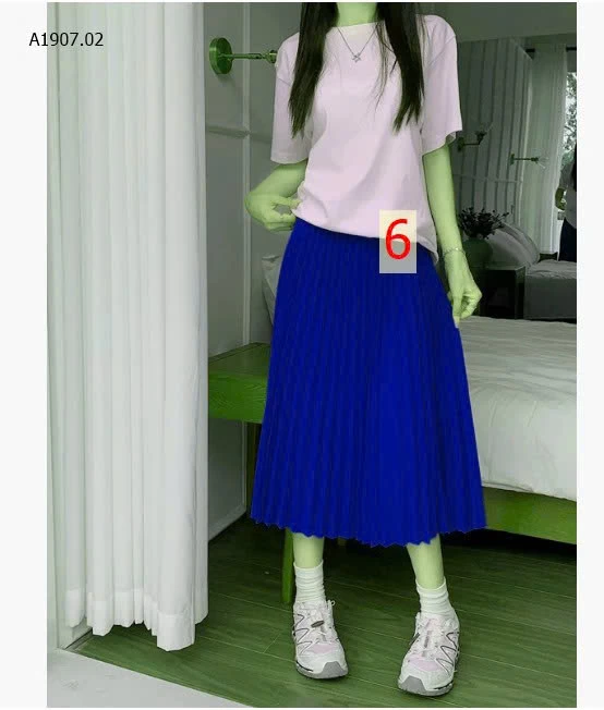 CHÂN VÁY DÀI XẾP LY - sỉ 120k