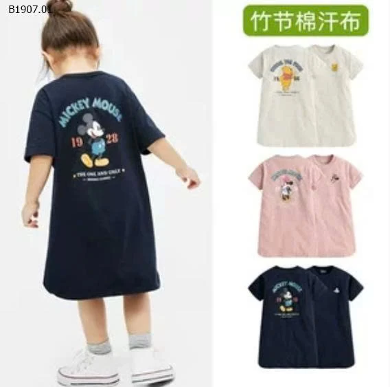 Váy suông hoạ tiết cho bé-Sỉ giá 115k