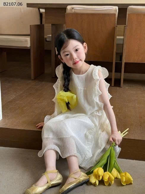 VÁY SÁT NÁCH VIỀN BÈO CHO BG-Sỉ giá 235k