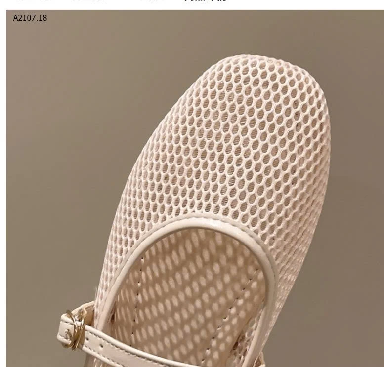 GIÀY BÚP BÊ LƯỚI  - sỉ 142k