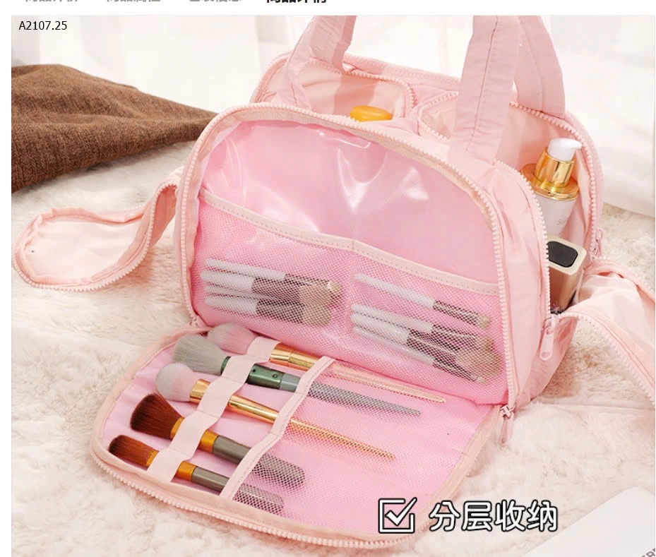 TÚI ĐỰNG MỸ PHẨM VUÔNG - sỉ 95k