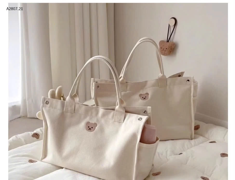 TÚI TOTE GẤU-Sỉ 85k