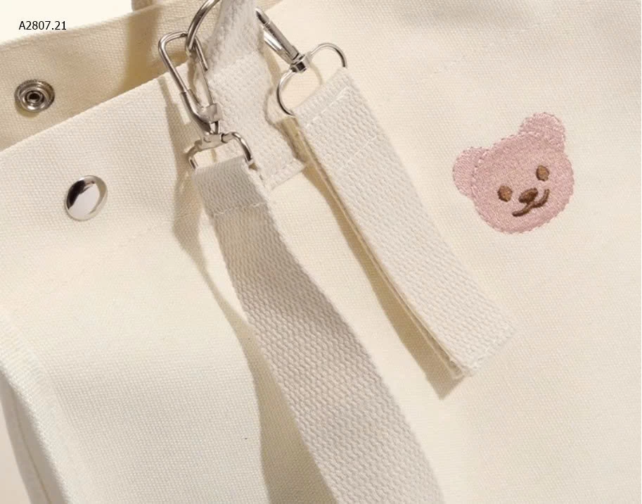 TÚI TOTE GẤU-Sỉ 85k