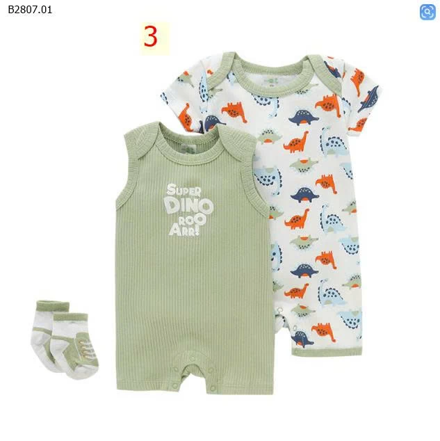 Set 2 body cotton - sỉ 125k/set 2c như hình