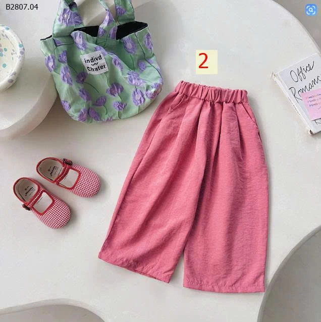 QUẦN ỐNG RỘNG BÉ GÁI -sỉ 103k