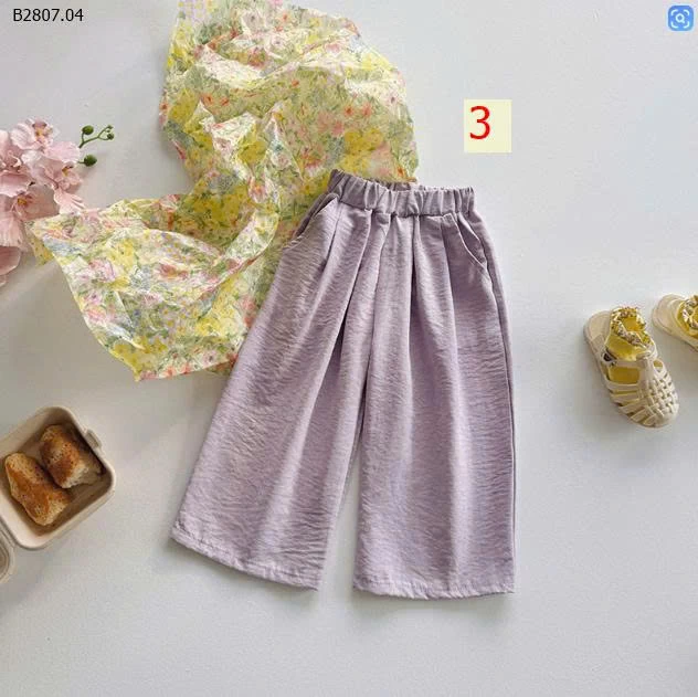 QUẦN ỐNG RỘNG BÉ GÁI -sỉ 103k