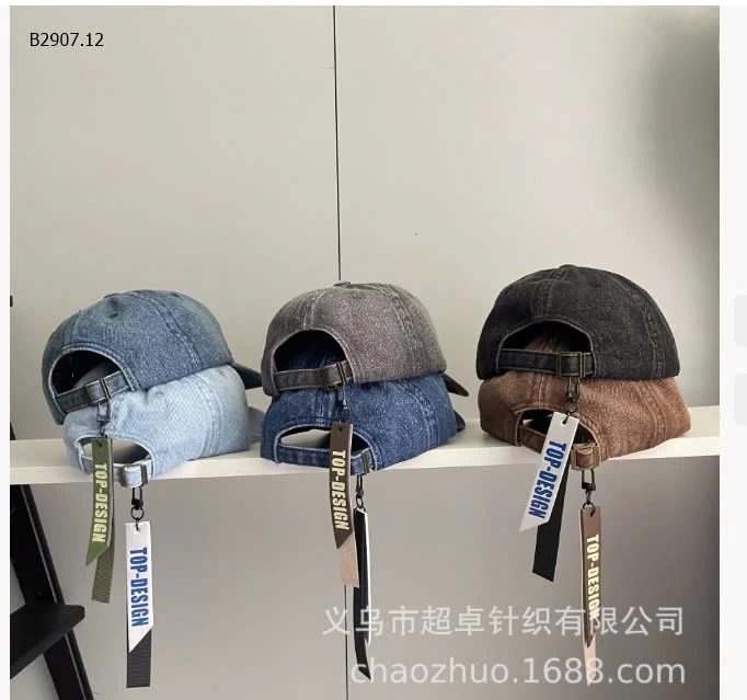 MŨ LƯỠI TRAI DENIM CHO BÉ-Sỉ giá 93k