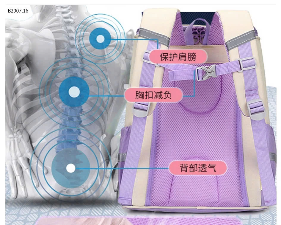 BALO HOẠT HÌNH CHỐNG GÙ CHO BÉ-Sỉ giá 234k