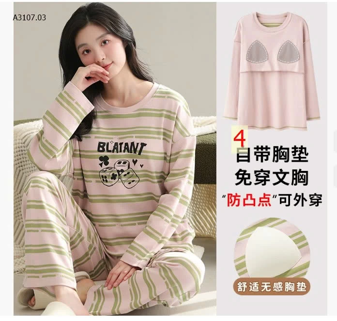 BỘ ĐỒ NGỦ KÈM BRA - sỉ 170k
