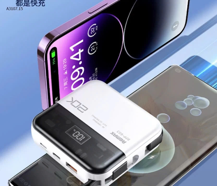 SẠC DỰ PHÒNG RM RPP 603 - sỉ 390k