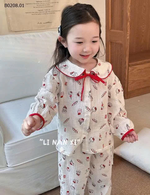 SET PIJAMA DÀI TAY HÃNG LINANXI- sỉ 200k