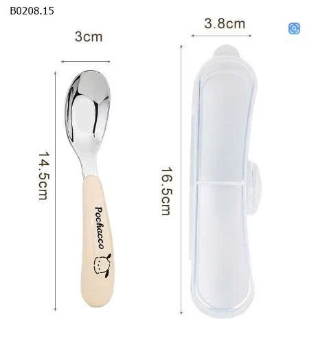 set 2 thìa inox  -Sỉ giá 34k/set 2c kèm hộp