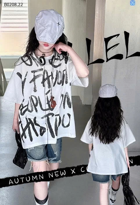 SÉT THUN CHỮ CÁ TÍNH - Sỉ áo: 162k  quần: 150k 