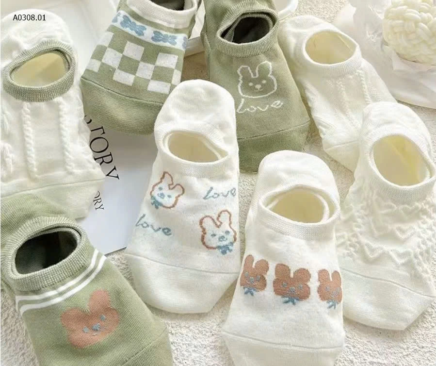 SET 10 ĐÔI TẤT CHO NỮ - sỉ 57k/sét 10 đôi