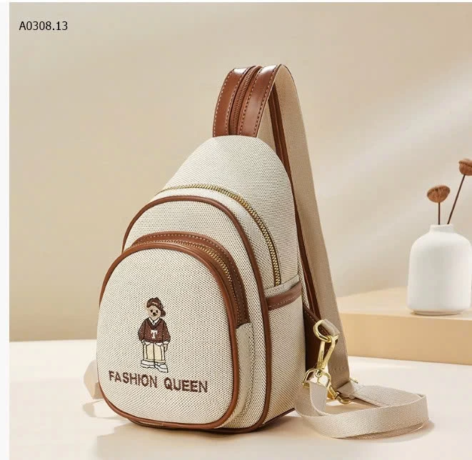 BALO MINI THÊU GẤU - sỉ 180k