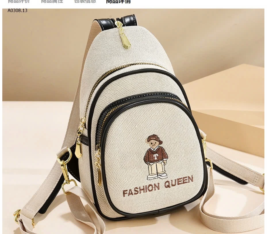 BALO MINI THÊU GẤU - sỉ 180k