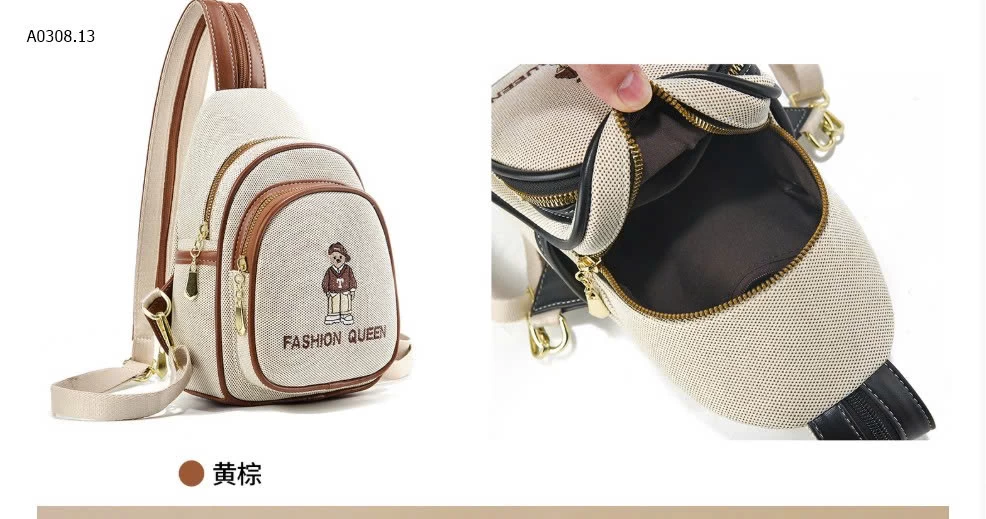 BALO MINI THÊU GẤU - sỉ 180k