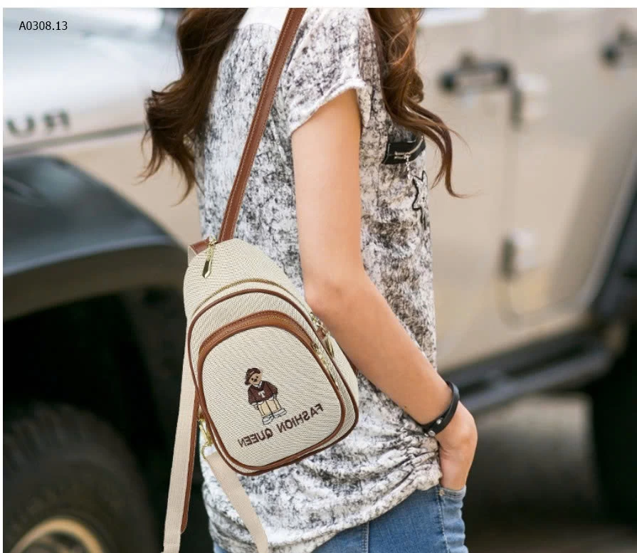 BALO MINI THÊU GẤU - sỉ 180k