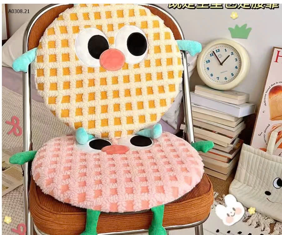 ĐỆM LÓT GHẾ NGỒI CUTE - Sỉ giá mẫu 1-5: 118k      mẫu 6-10: 108k
