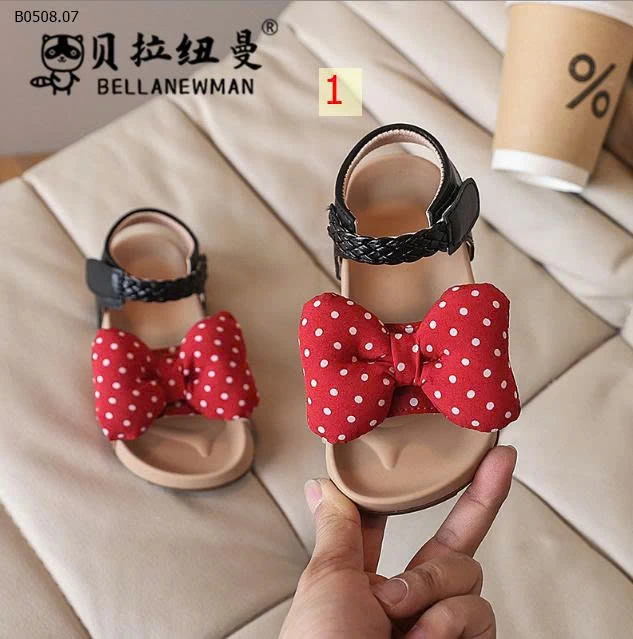 SANDAL NƠ CHẤM BI BELLANEWMAN BG - sỉ sz 23-28: 130k  sz 29-34: 140k 