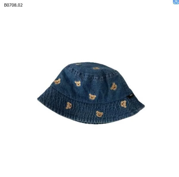BUCKET DENIM THÊU CHO BÉ - sỉ 104k