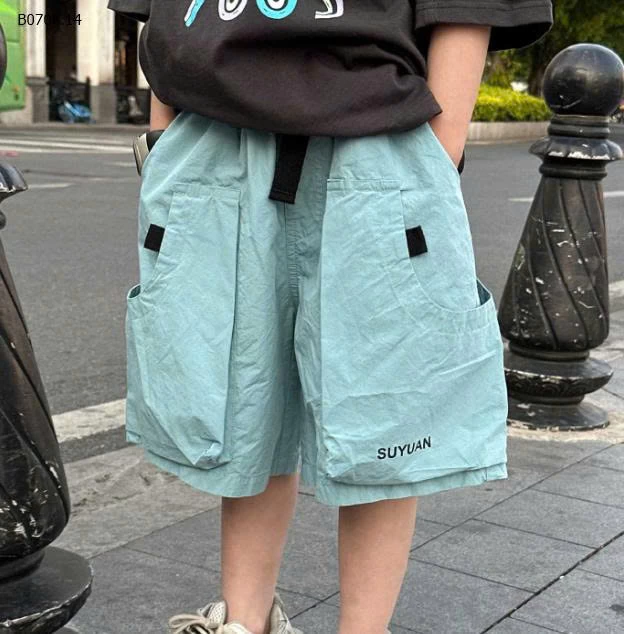 ÁO PHÔNG TAY PHỐI MÀU SHORT XANH CHO BT - sỉ áo = quần: 150k