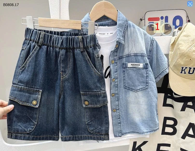 QUẦN SHORT JEAN BÉ TRAI KACADY-Sỉ giá 124k