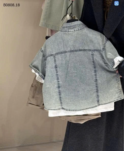 ÁO SƠ MI JEAN CỘC TAY BT-Sỉ giá 193k