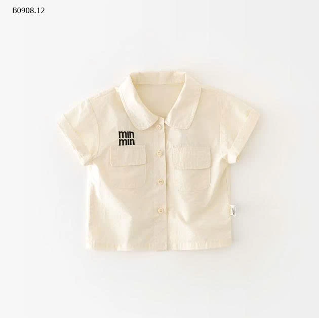 ÁO SƠ MI CỘC TAY CHO BÉ TRAI-Giá sỉ 118k