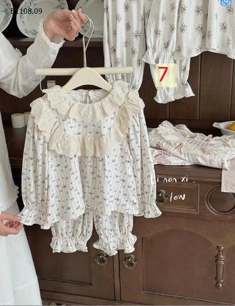 Bộ đồ ngủ thu đông cho bé gái - Giá sỉ 185k