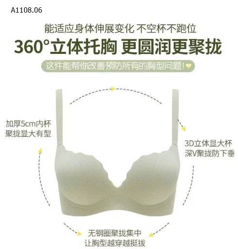 ÁO NGỰC NÂNG ĐỠ KHÔNG GỌNG -Sỉ 68k