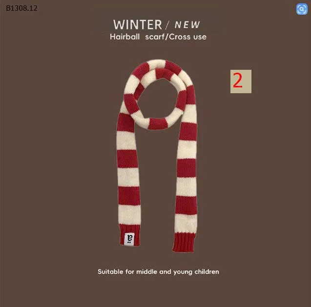  KHĂN LEN KẺ CHO BÉ-Sỉ 55k