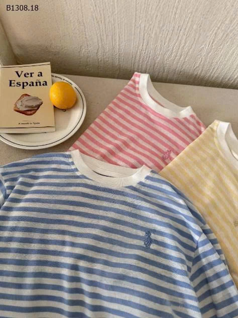 ÁO KẺ DÀI TAY CHO BÉ GÁI -Sỉ 109k