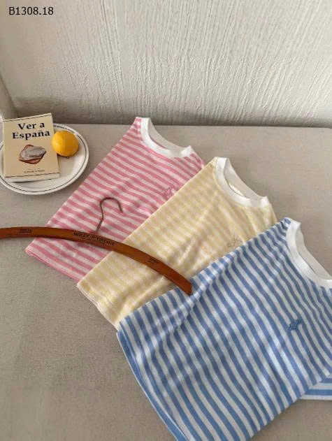 ÁO KẺ DÀI TAY CHO BÉ GÁI -Sỉ 109k