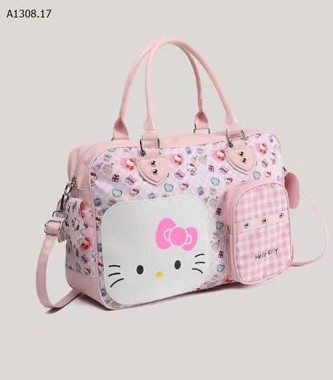 TÚI DU LỊCH TONE HỒNG KITTY -Sỉ 136k
