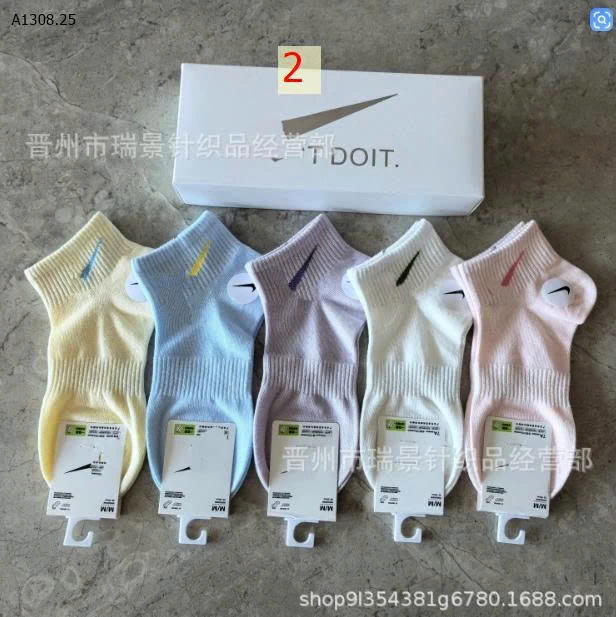 HỘP 5 ĐÔI TẤT CỔ THẤP SIÊU ĐẸP-Sỉ 83k/ set 5 đôi