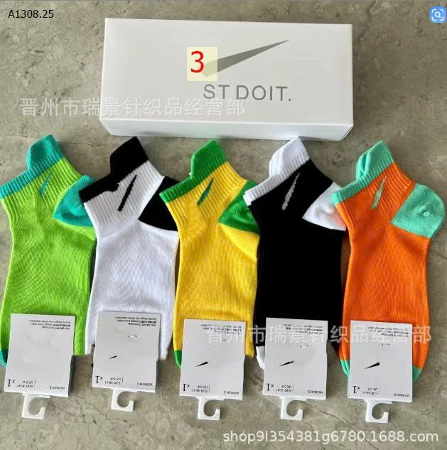 HỘP 5 ĐÔI TẤT CỔ THẤP SIÊU ĐẸP-Sỉ 83k/ set 5 đôi