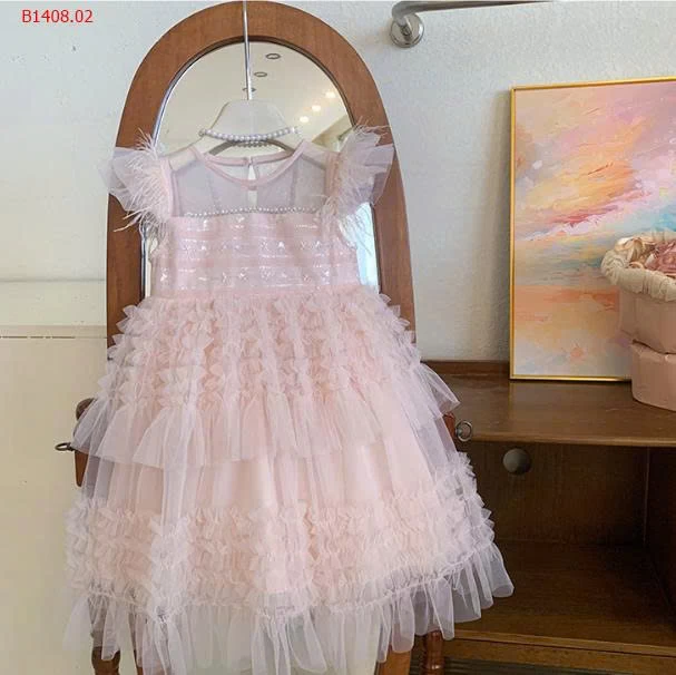 VÁY CÔNG CHÚA PHỐI TUA RUA-Sỉ giá 279K