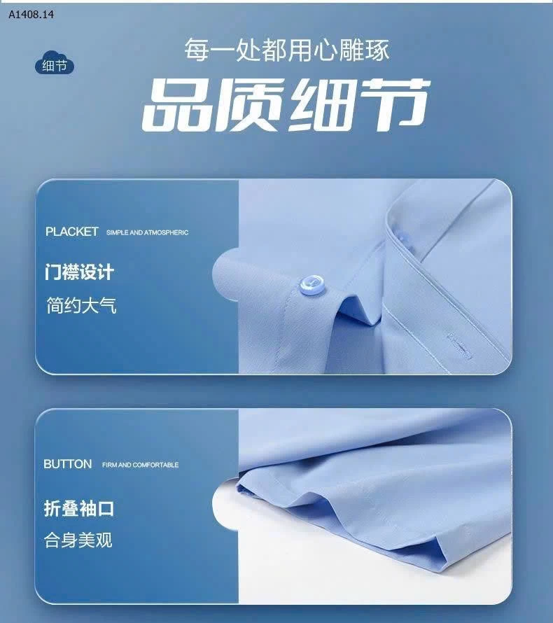 Áo sơ mi ROMON chính hãng CHO NAM - sỉ 335k/set 2c như hình