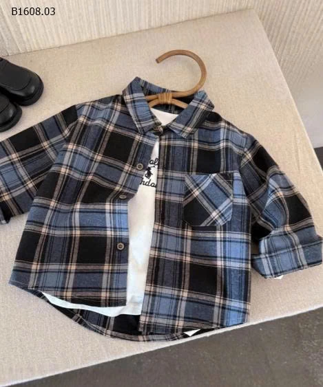 ÁO SƠ MI KẺ DÀI TAY-Sỉ 169k