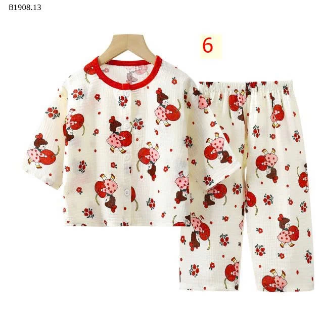 BỘ NGỦ HOẠT HÌNH ĐÁNG IU CHO BÉ-Sỉ sz 80-120: 90k sz 130-160: 105k