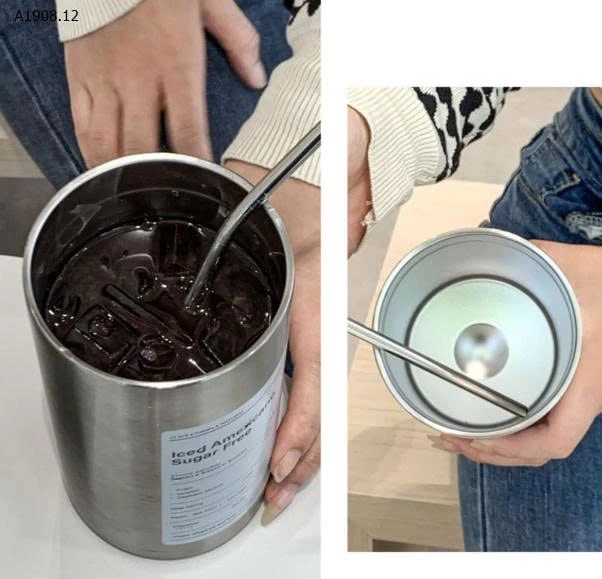 CỐC GIỮ NHIỆT KÈM ỐNG HÚT  - sỉ 75k