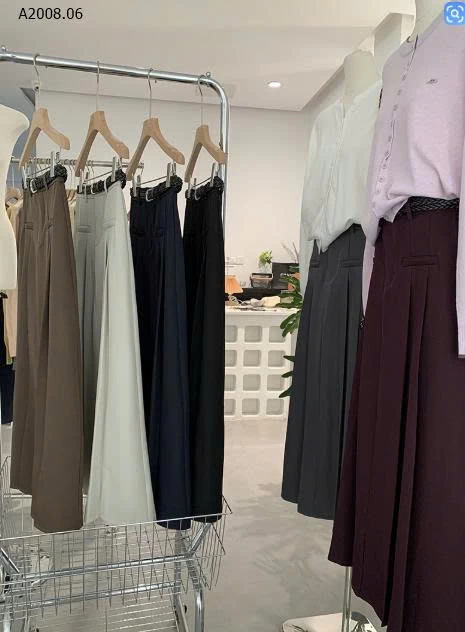 CHÂN VÁY XẾP LY DÁNG DÀI NỮ - sỉ 229k