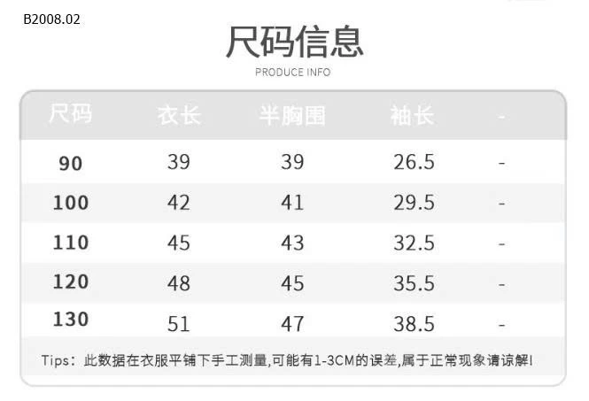 ÁO LEN LÔNG HOẠT HÌNH BG - sỉ 238k