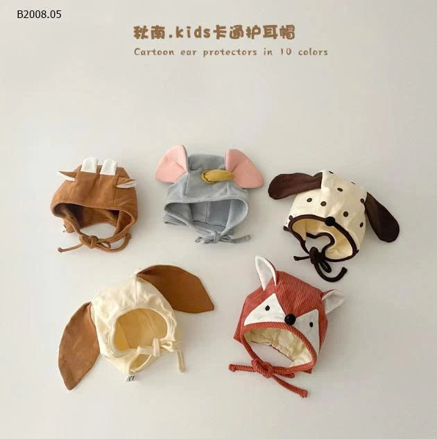 MŨ ĐỘNG VẬT DỄ THƯƠNG CHO BÉ -sỉ 89k