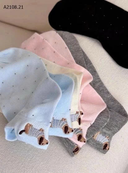   SET 10 ĐÔI TẤT CỔ NGẮN CHO NỮ - Sỉ giá 57k/set 10 đôi